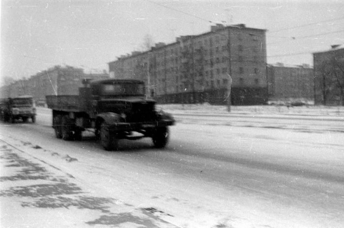 Улица Кирова в 1970-ые годы. Ижевск.
