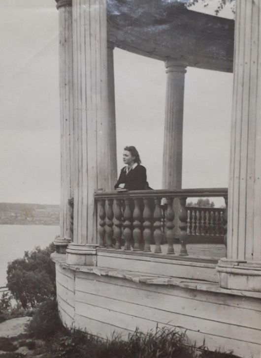 Летний сад. Старая ротонда. Ижевск. Снимок 1951 года из коллекции Музея Ижевска.