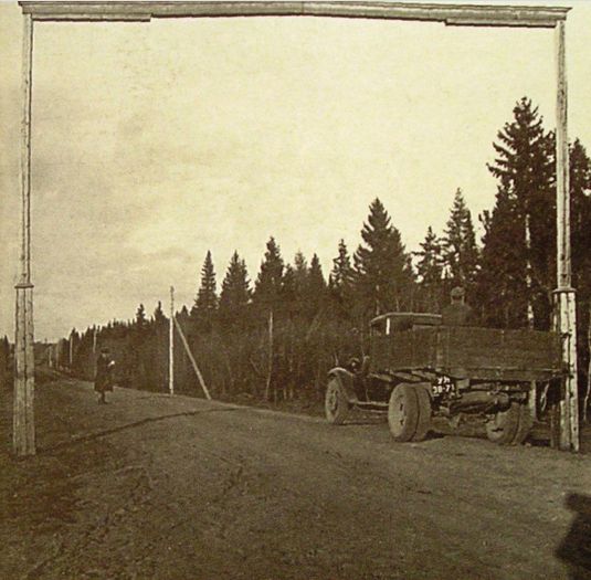 Старые фото дорог Удмуртии, 30-ые годы Фото из альбома к 75-летию Удмуртавтодора.