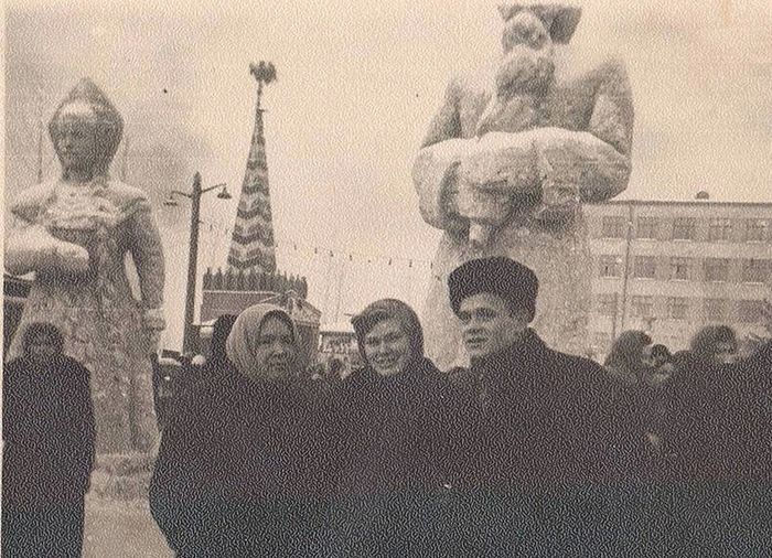 Зимний Летний сад.  1960-е годы. Ижевск.