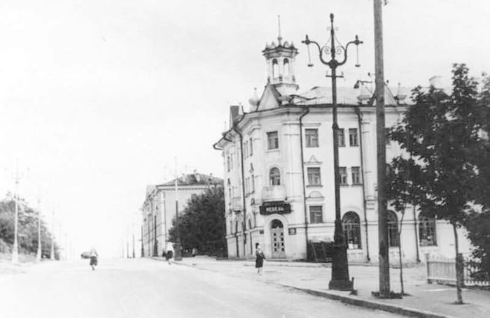 Дом с башенкой, Советская улица 34. Ижевск. 50-ые годы.