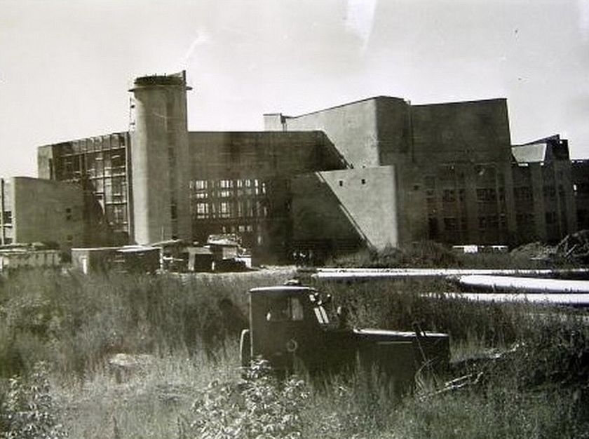 Строительство Дворца Пионеров, 1970-ые годы. Ижевск.