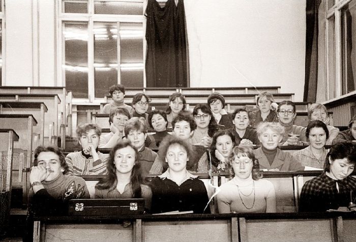 Студенты УдГУ, БХФ, 1982 - 1984г.