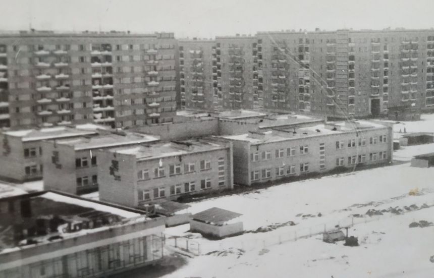 Улица 40 лет Победы Ижевск ("Старый аэропорт") - д/с №258, 1980-ые годы.