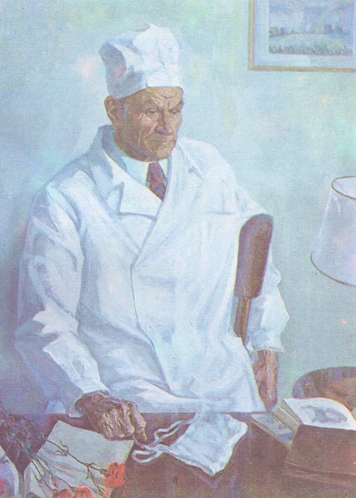 Елкин П. Портрет профессора Ворончихина С.И. (1980).