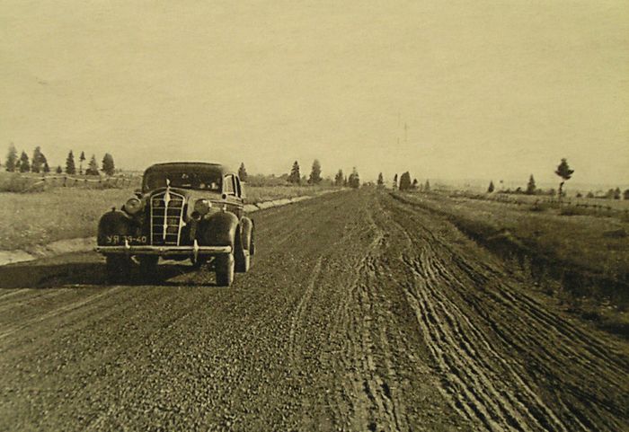 Старые фото дорог Удмуртии, 30-ые годы Фото из альбома к 75-летию Удмуртавтодора.