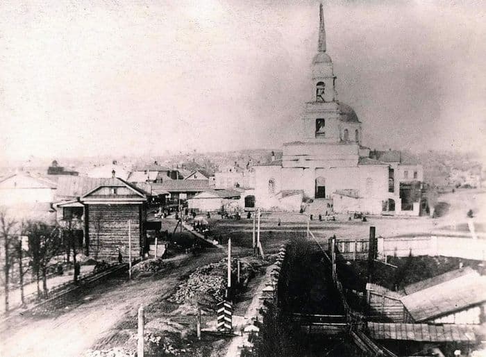 Воткинск,  Благовещенский храм. Фотографии старого Воткинска.