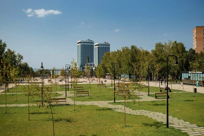 Центральная площадь Ижевска после реконструкции. Август 2021.