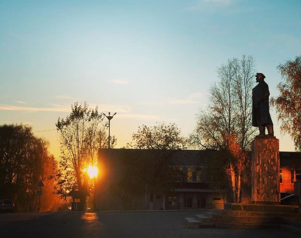 Памятник Ленину в Ува Удмуртия. 2018 г.