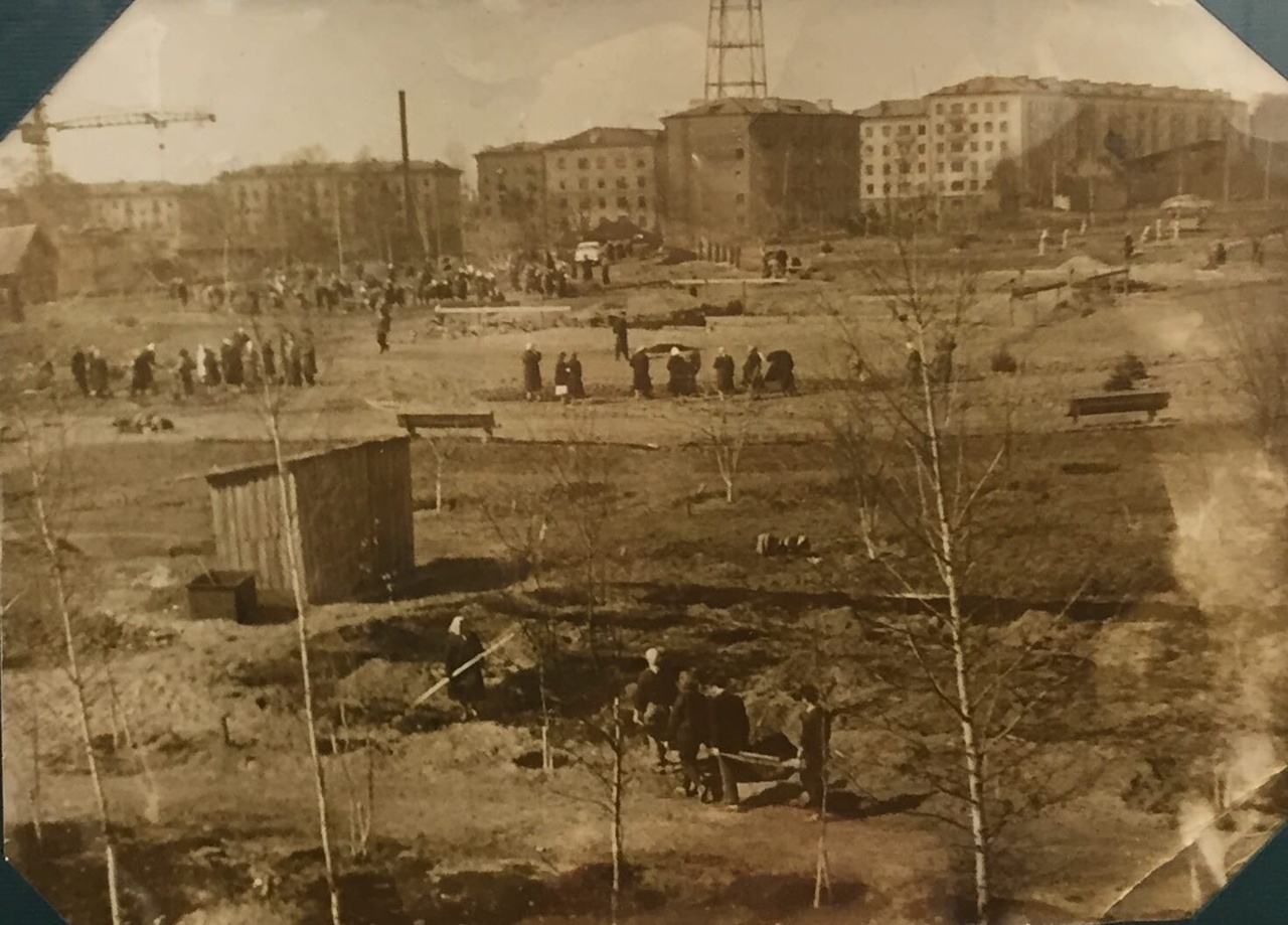 Карлутская площадь. Ижевск. Фото: 1960-е гг.
