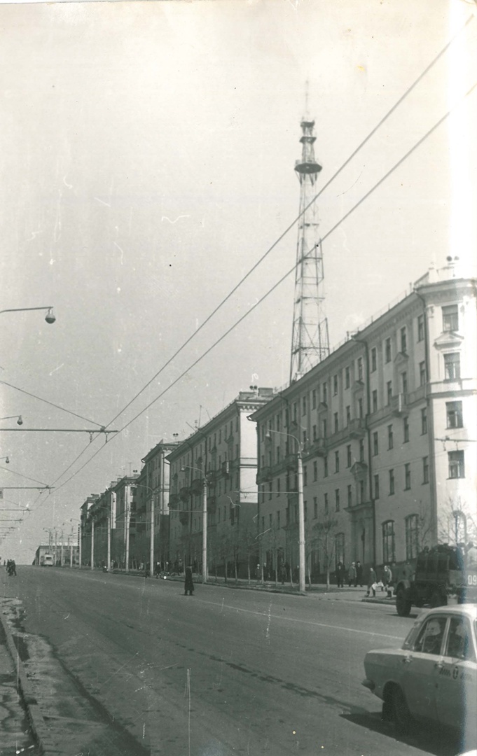 Пушкинская улица. Ижевск. 1971 год. Автор фото П. Катаев.