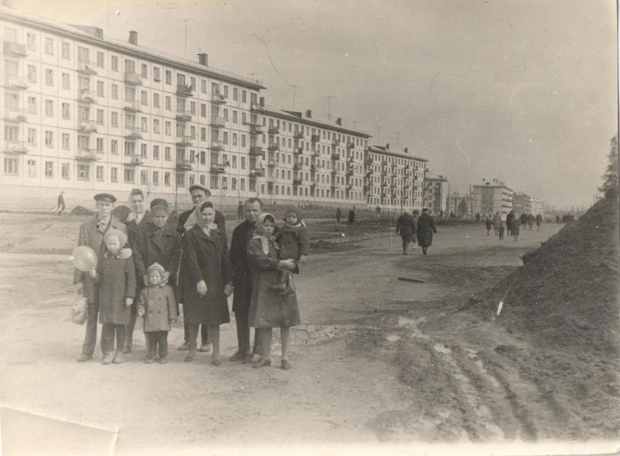 Улица Дзержинского. 1967 год. Ижевск.