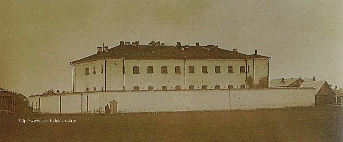 Городская тюрьма Глазова. Снимок 1910-1914 гг. Фотограф П. Молчанов