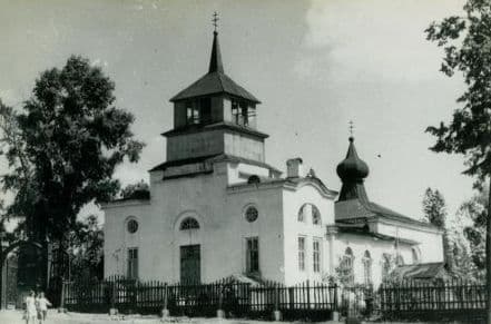 Свято-Троицкая церковь. Ижевск. Фото конец 1940-х годов.