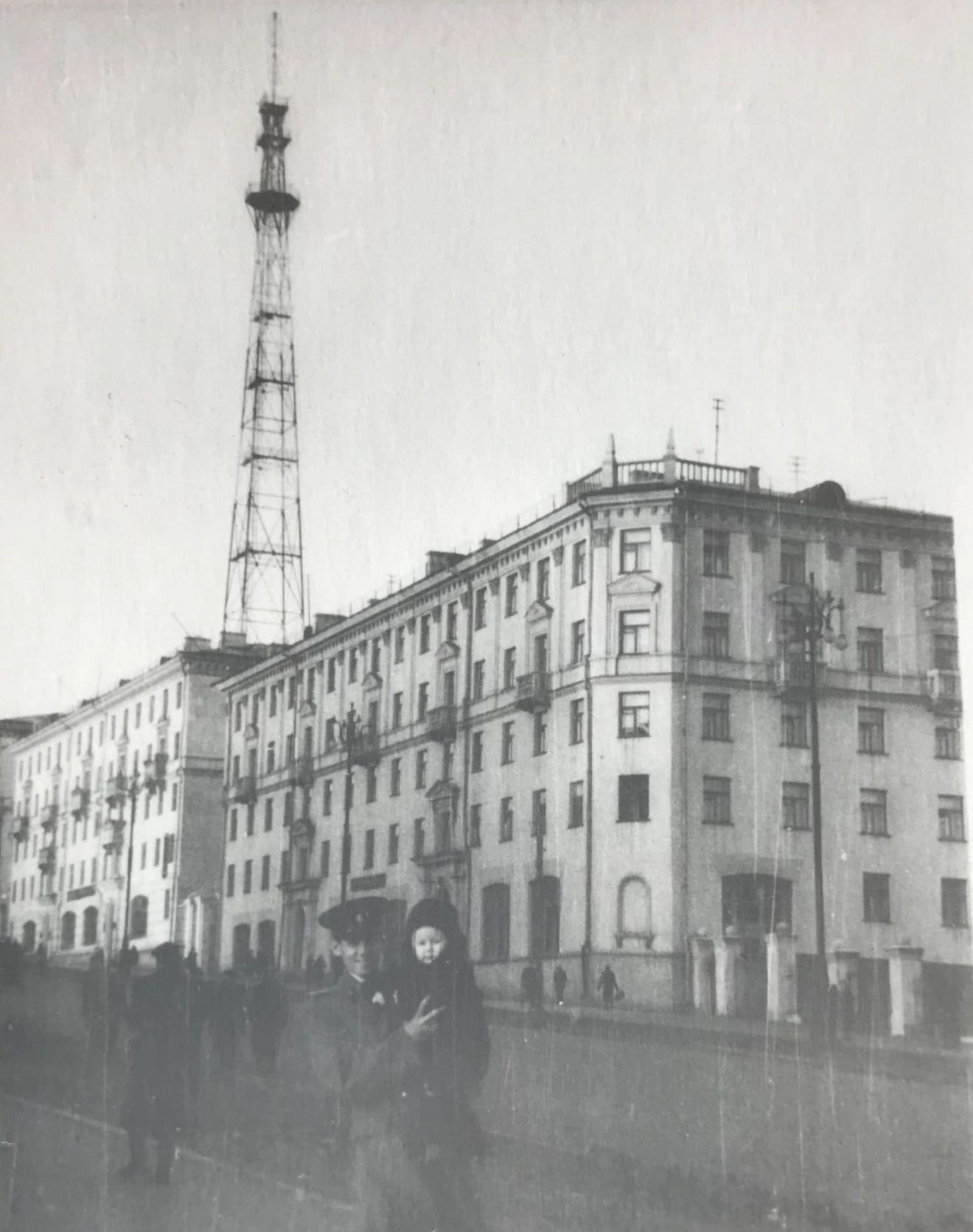 Улица Пушкинская. Сентябрь 1956 года. Ижевск.