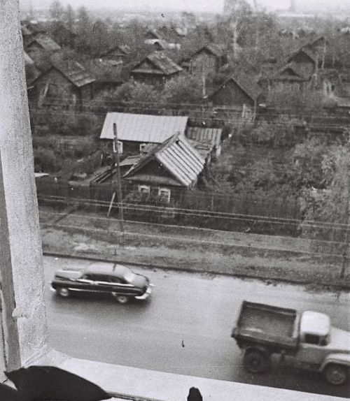 Вид из окна дома 144 на улице Воровского. Ижевск.