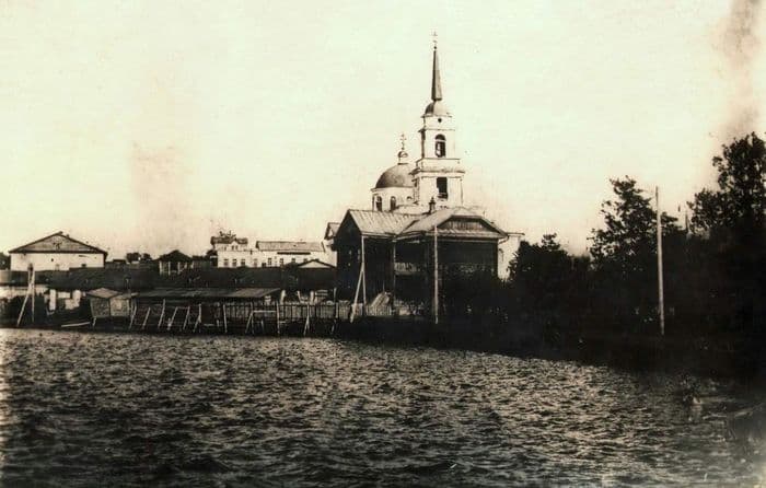 Воткинск,  Благовещенский храм. Фотографии старого Воткинска.