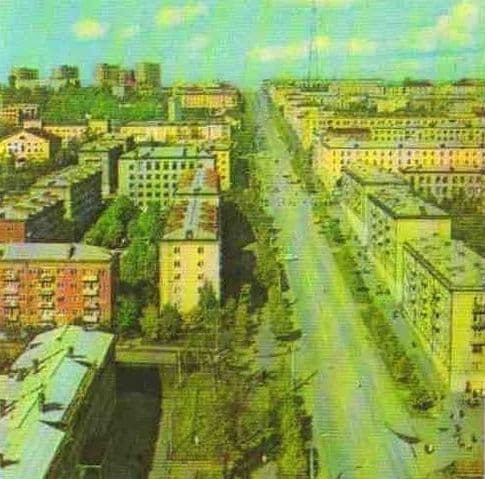 Пушкинская ул. Ижевск. 80-е годы.
