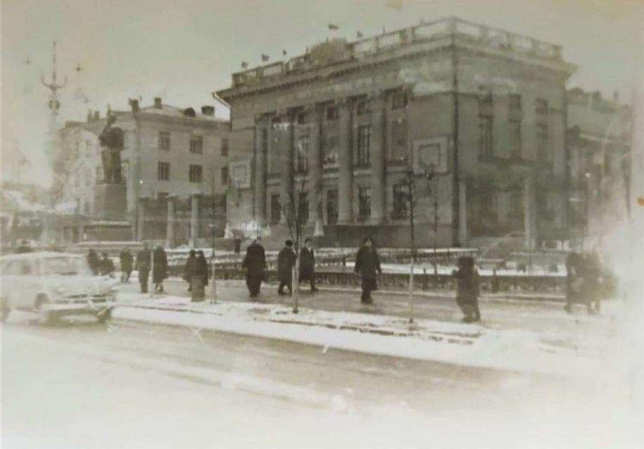Советская улица. Библиотека им. Ленина. Ижевск. 1958 год