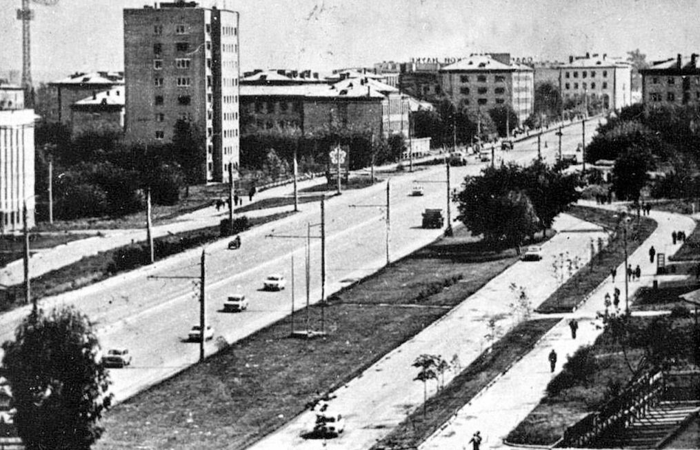 Удмуртская улица. Фото 1970-е гг. Ижевск